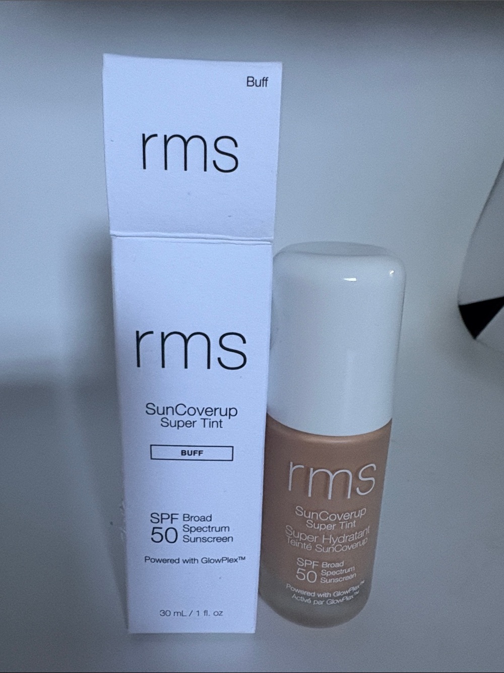 NIB RMS SunCoverup Super Tint SPF 50 in Buff 30ml